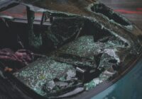 A Broken Windshield of a Car